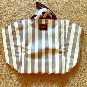 Last chance! Victoria’s Secret Striped Tote Bag